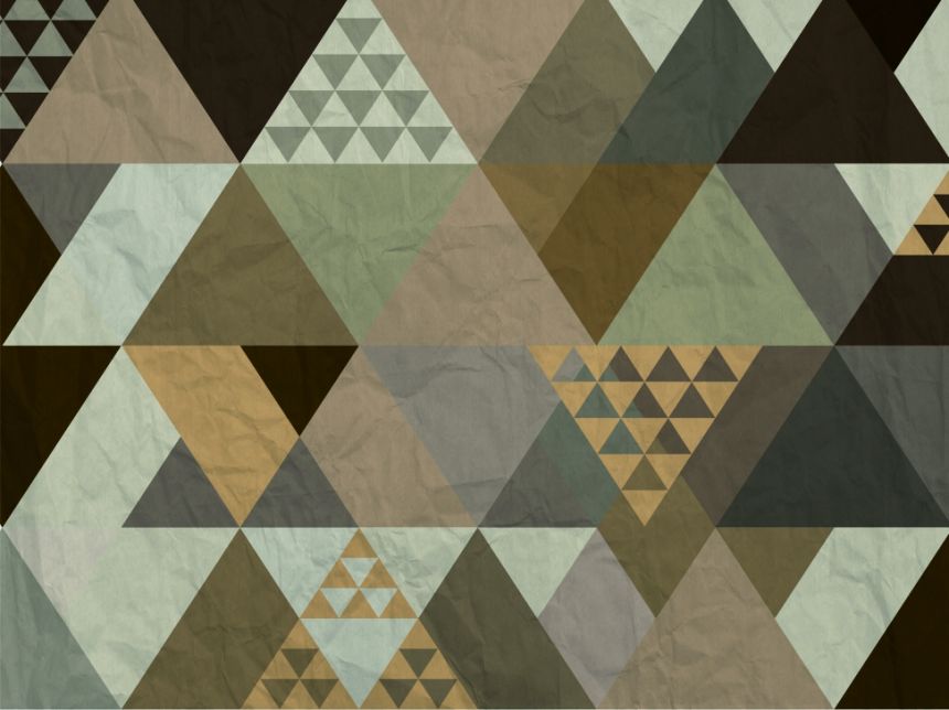 Vliesová obrazová tapeta FTNS 1256, 360 x 270 cm, Triangles, AG Design