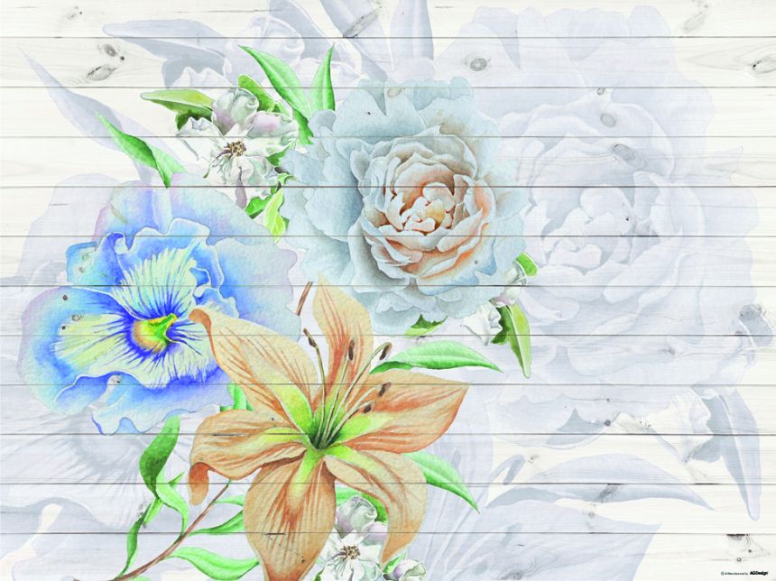 Vliesová obrazová tapeta/fototapeta FTN XXL 1218, Květiny, 360 x 270 cm, AG Design 