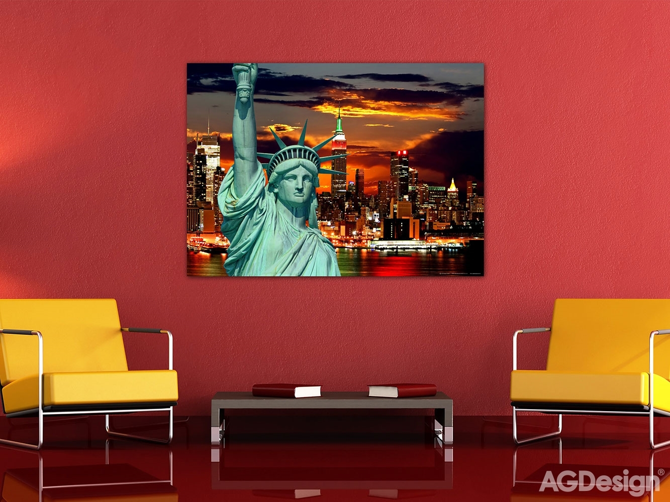 Fototapeta na zeď FTN M 2612, Socha Svobody, 155 x 110 cm, AG Design