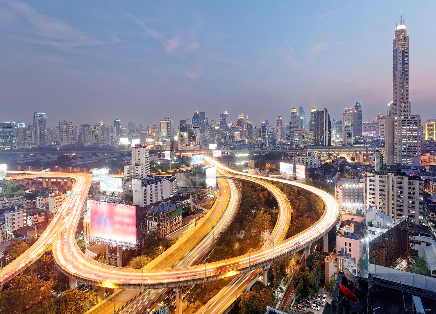 Fototapeta na zeď FTN M 2680, Noční město, 155 x 110 cm, AG Design