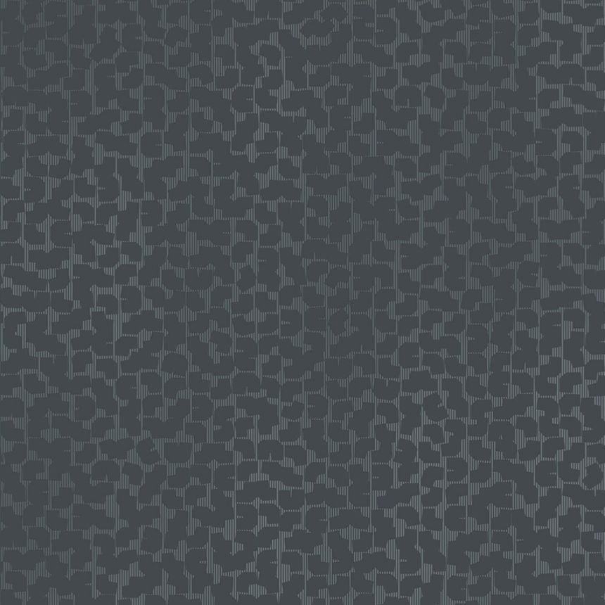 Modrá geometrická vliesová tapeta na zeď 312444, Artifact, Eijffinger