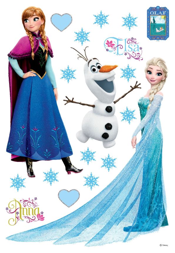 Dětská samolepka Ledové království DK 1729, Disney, Frozen II, AG Design