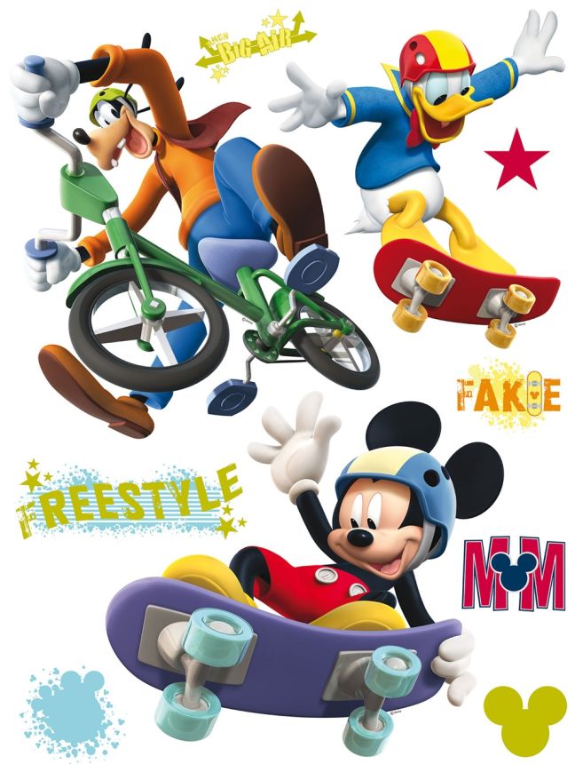 Samolepka na zeď DK 855, Disney Mickey Freestyle, AG Design