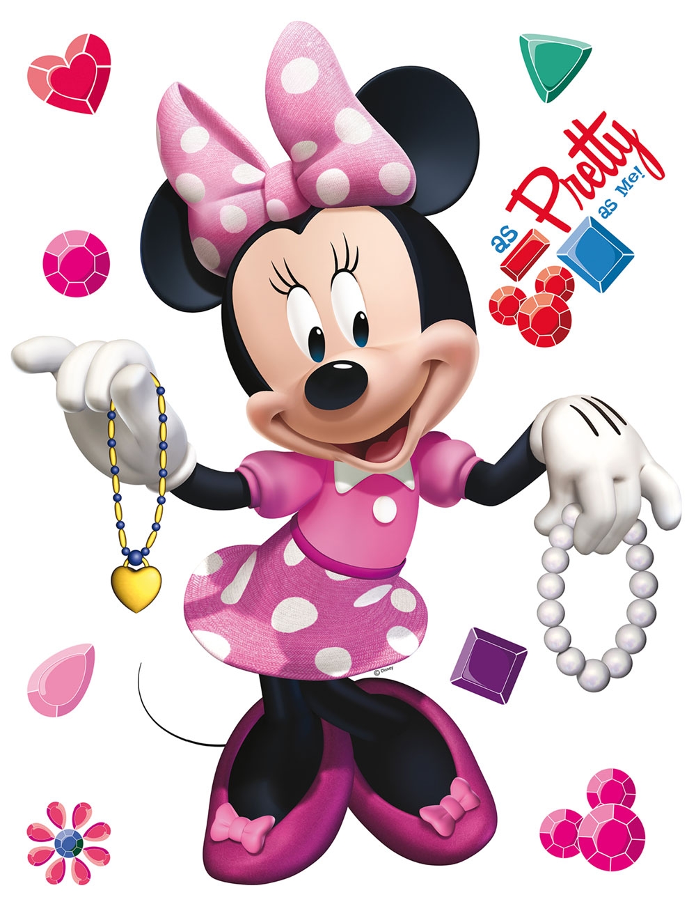 Samolepka na zeď DK 857, Disney Minnie, AG Design
