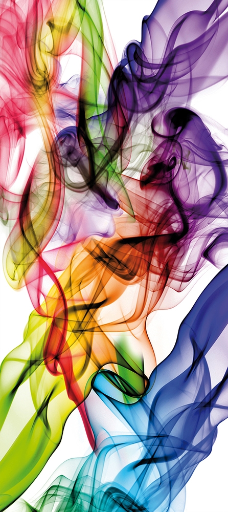 Fototapeta na zeď -  FTN V 2951, Barevný kouř, 90 x 202 cm, AG Design