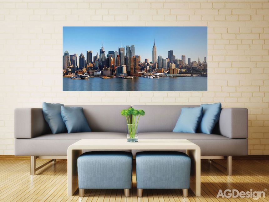 Vliesová obrazová tapeta/Fototapeta na zeď FTN H 2728, New York, panorama, 202 x 90 cm, AG Design 