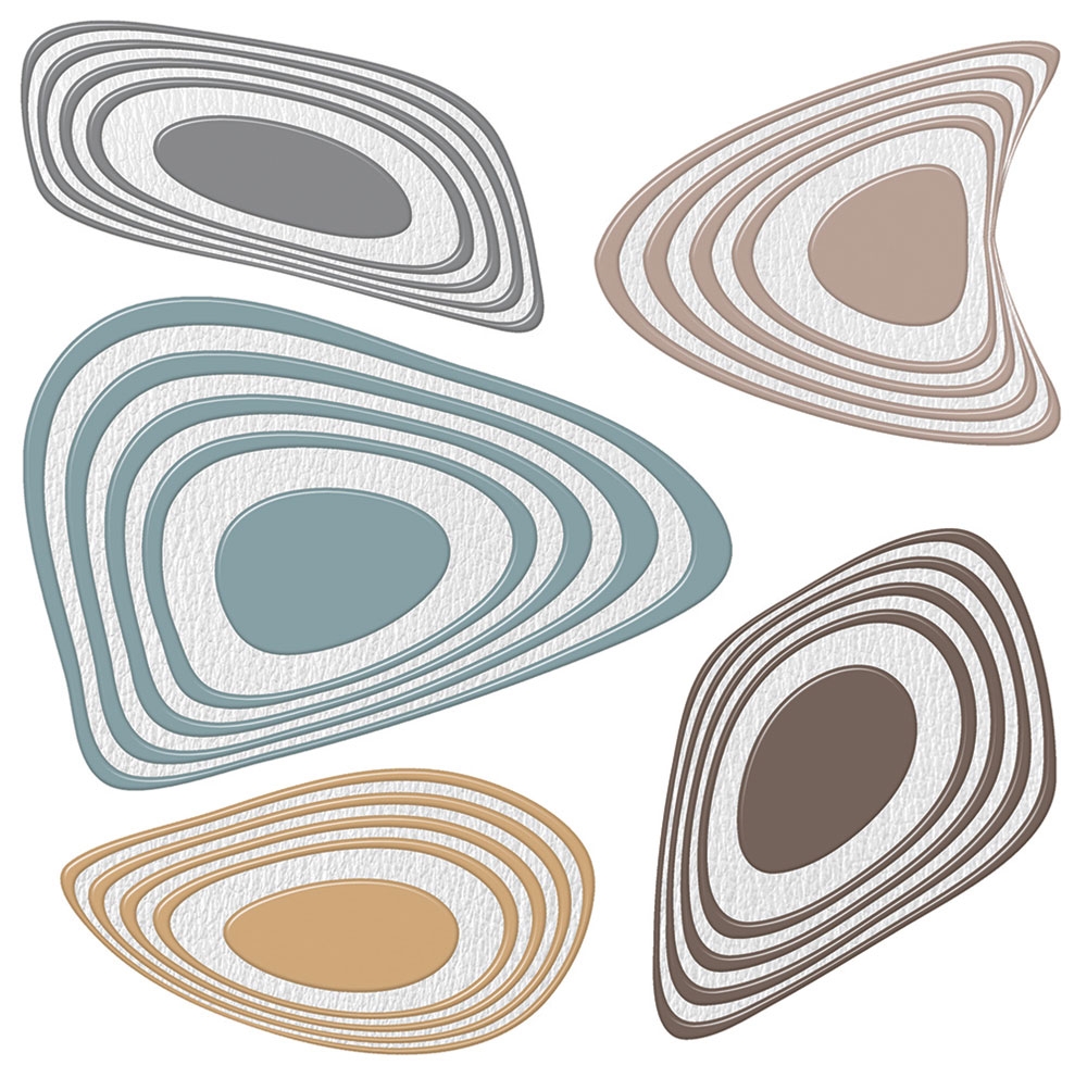 Samolepka / samolepící dekorace na zeď SS 3857, Abstract Semy Color, AG Design