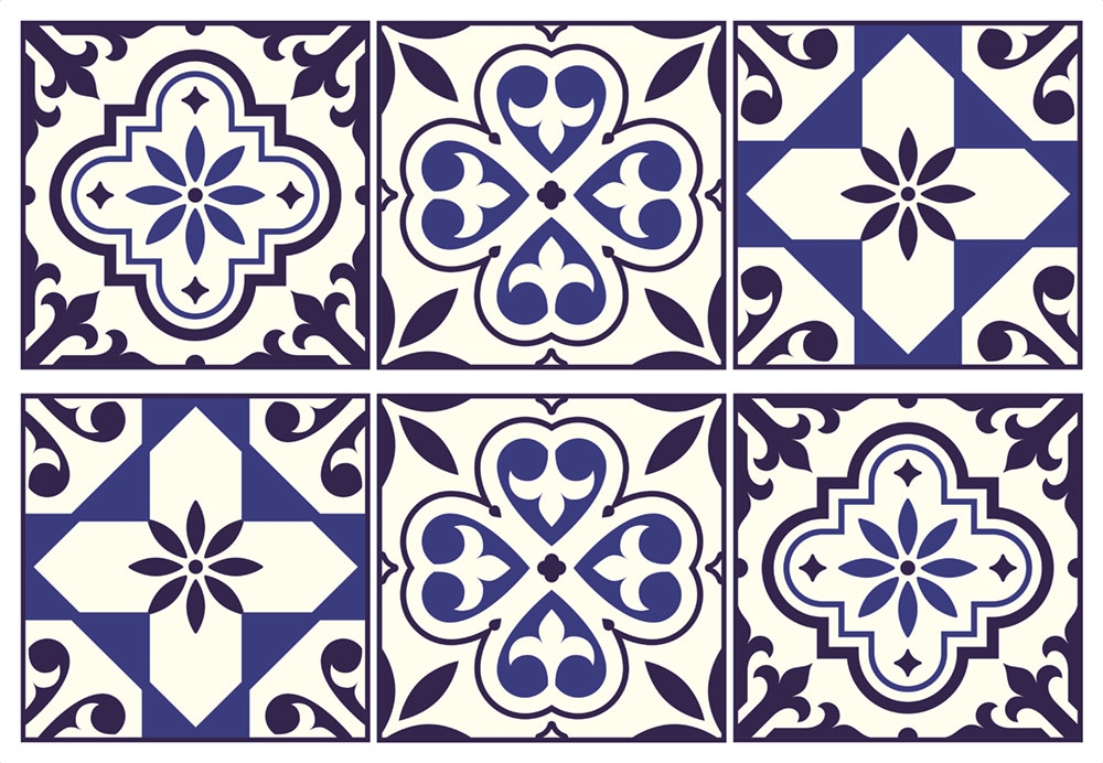 Samolepka / samolepící dekorace na zeď SM 3448, Mozaika, obklady, AG Design