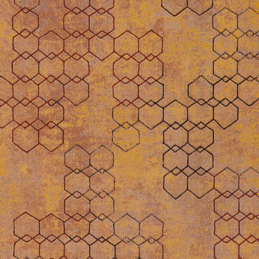 Vliesová tapeta na zeď 37424-3, Geometrický vzor, Dimex 2021, AS Creation