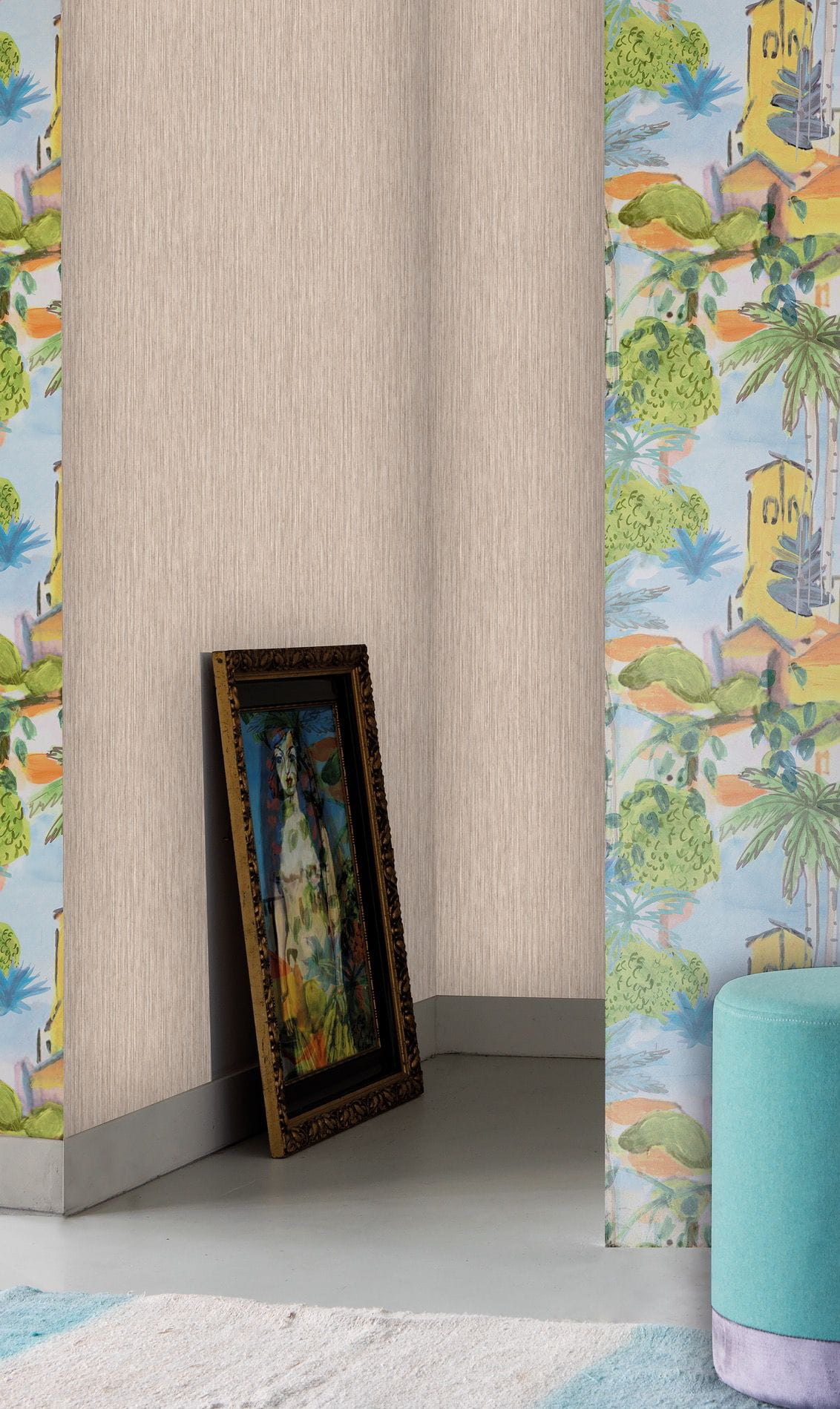 Vliesová tapeta na zeď, hnědo-béžová, BR24006, Breeze, Shades of Colour, Decoprint