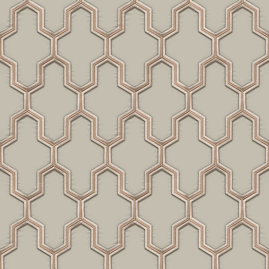 Luxusní vliesová geometrická tapeta WF121023, Wall Fabric, ID Design 