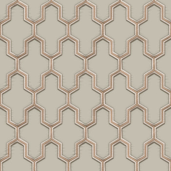 Luxusní vliesová geometrická tapeta WF121023, Wall Fabric, ID Design 
