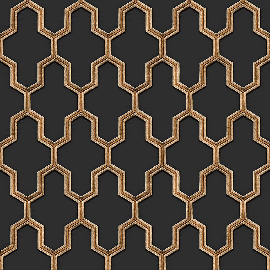 Luxusní vliesová geometrická tapeta WF121025, Wall Fabric, ID Design 