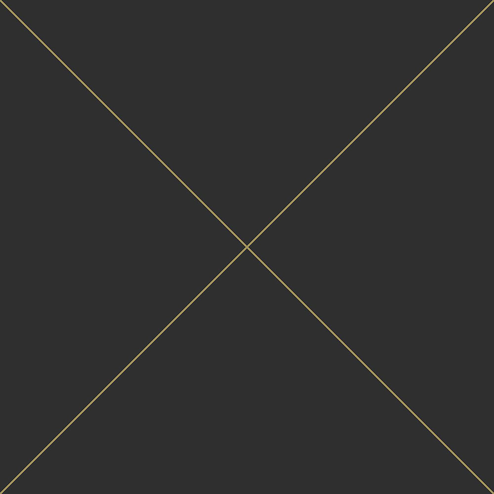 Černá vliesová tapeta, zlaté obrysy čtverců 347719, City Chic, Origin 