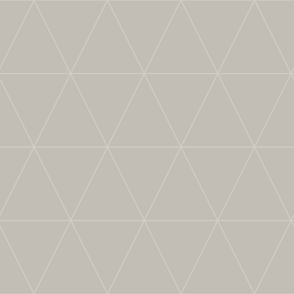 Metalická béžová vliesová tapeta s trojúhelníky 347744, City Chic, Origin 