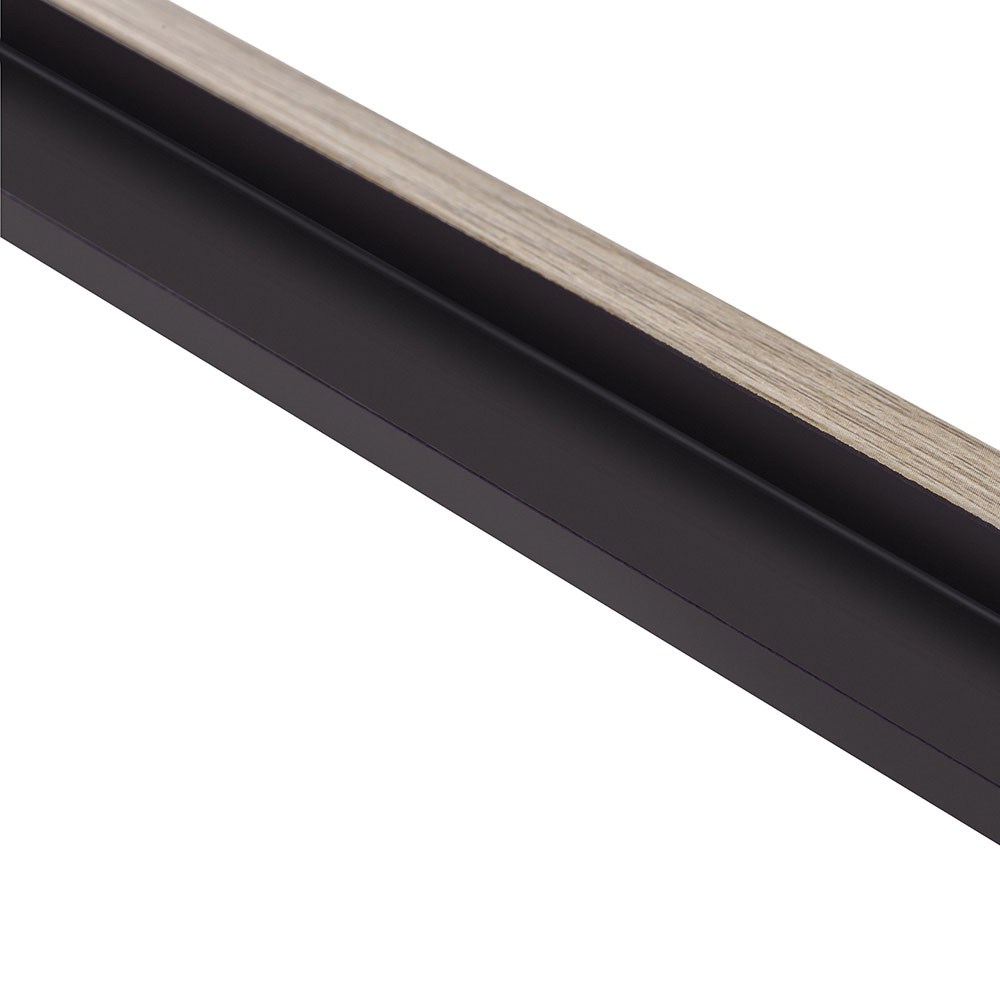 Zakončovací profil pravý k dekoračním lamelám - dekor šedý dub - L0103R, 270 x 1,2 x 2,3 cm, Mardom Lamelli