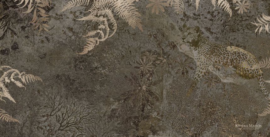 Vliesová obrazová tapeta s leopardem 300398, 550x280cm, Rivièra Maison 3, BN Walls 