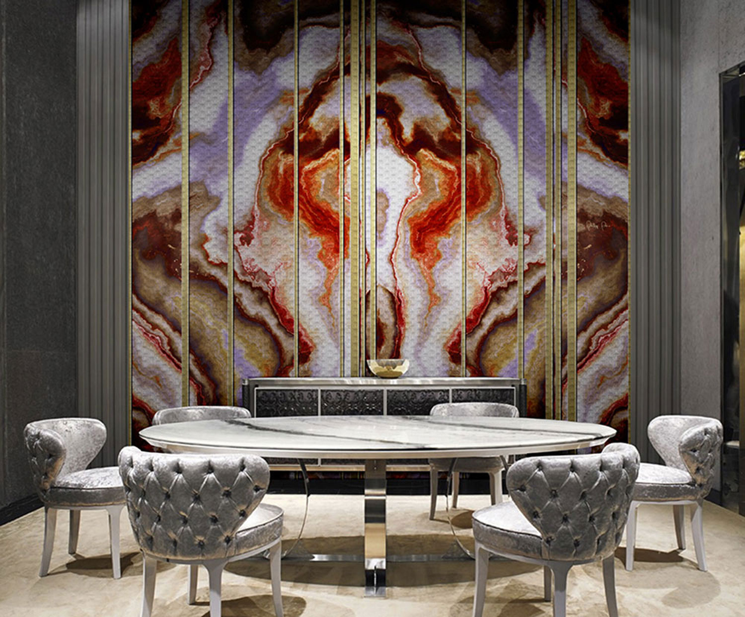 Obrazová vliesová tapeta achát  Z8087 Philipp Plein, Zambaiti Parati