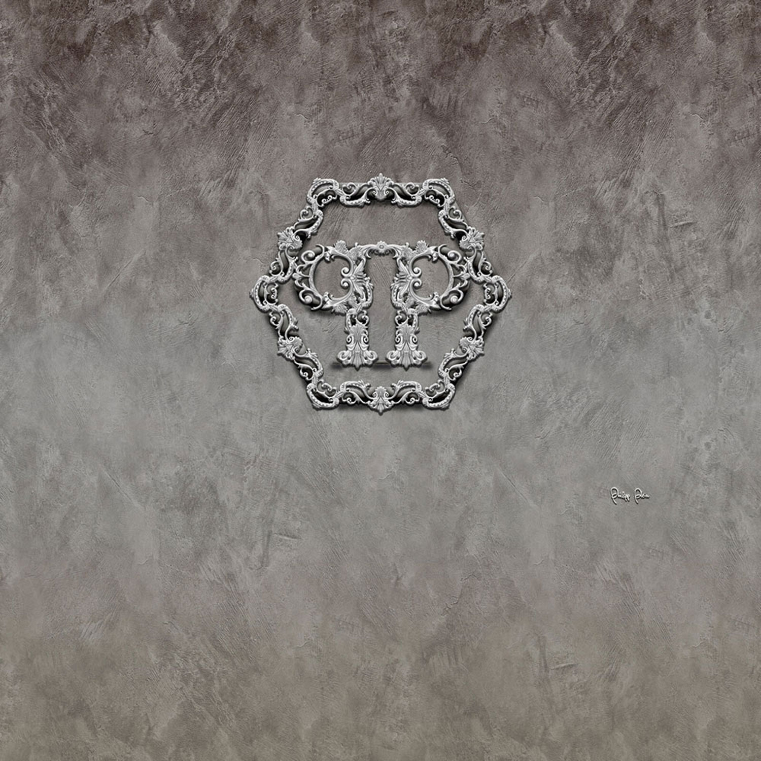 Obrazová vliesová tapeta šedý beton Z80073 Philipp Plein, Zambaiti Parati