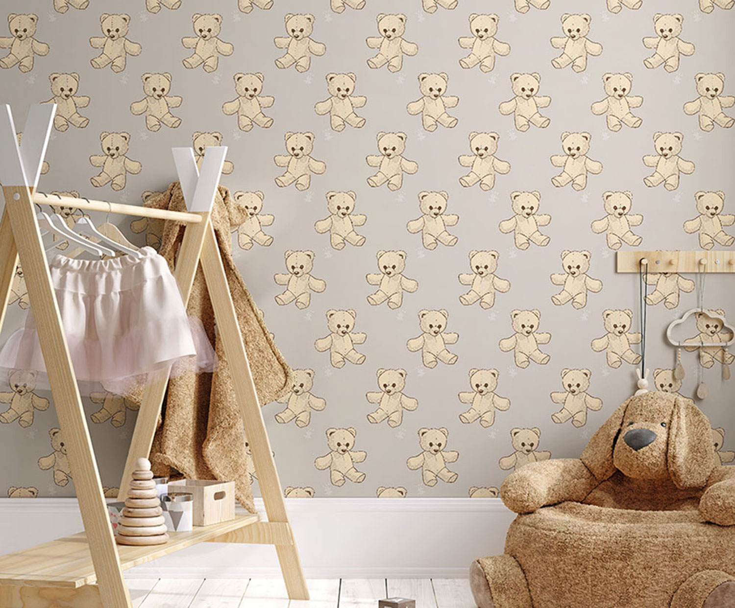 Růžová obrazová vliesová tapeta medvídci Z80093 Philipp Plein, Zambaiti Parati