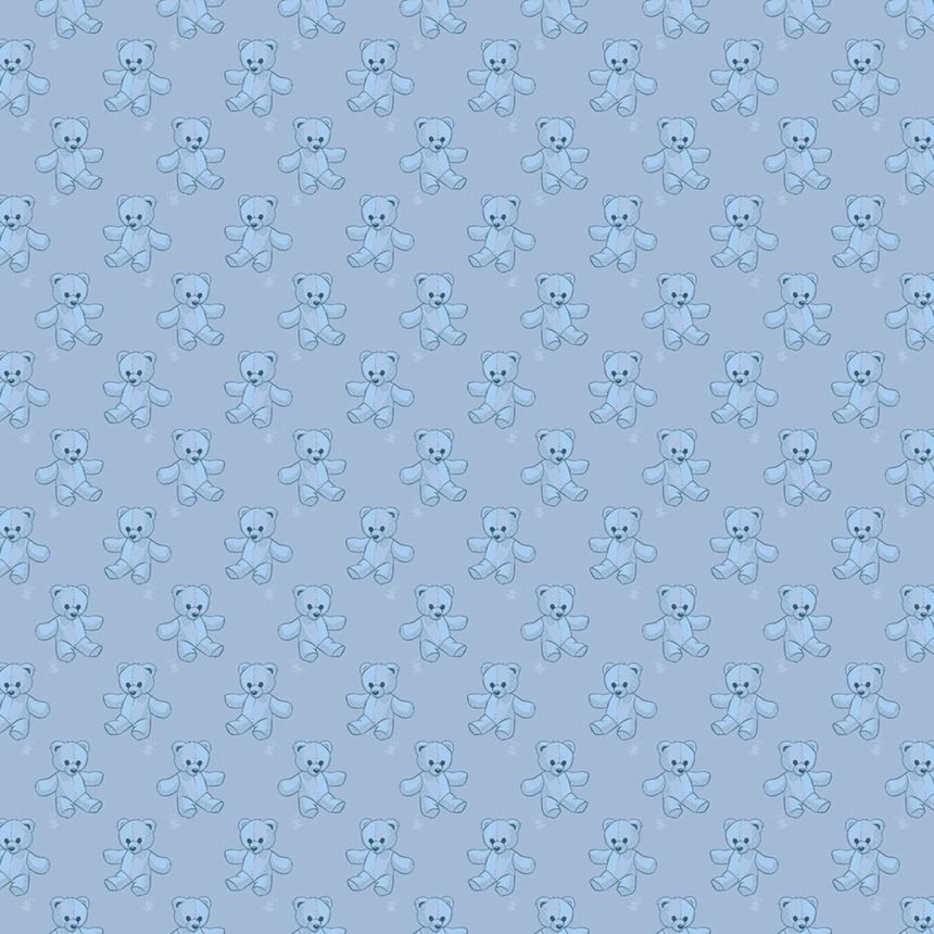 Modrá obrazová vliesová tapeta medvídci Z80094 Philipp Plein, Zambaiti Parati