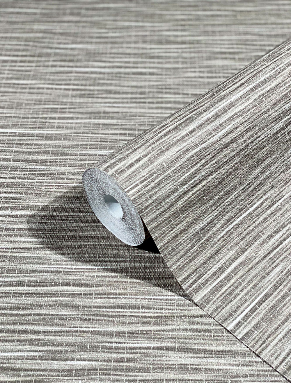 Luxusní hnědo-šedá vliesová tapeta na zeď, imitace rohože 33319, Botanica, Marburg 