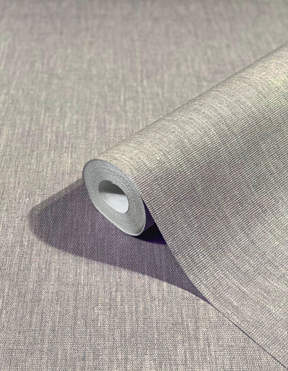 Luxusní šedo-béžová vliesová tapeta na zeď, imitace látky 33329, Botanica, Marburg 