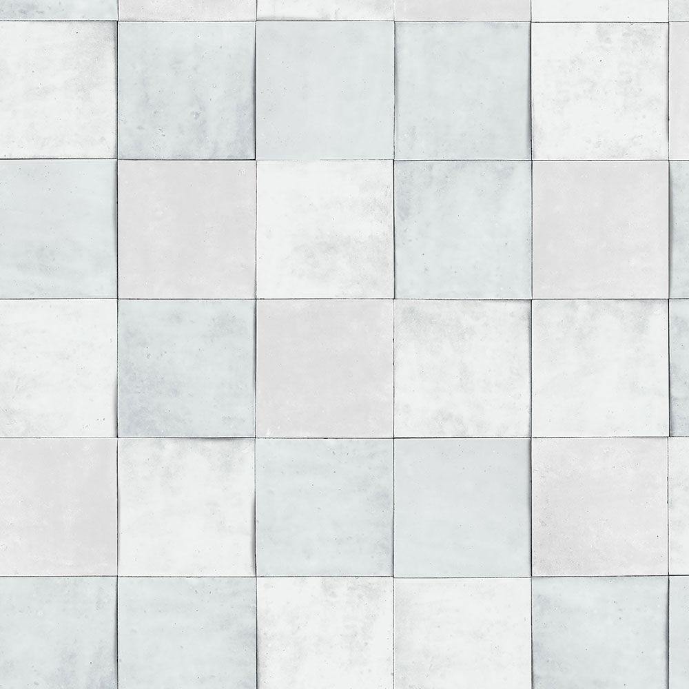 Šedá geometrická vliesová tapeta s vinylovým povrchem 45716 Zellige, Marburg