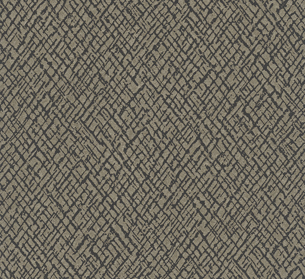 Černozlatá vliesová tapeta s vinylovým povrchem 33715, Papis Loveday, Marburg