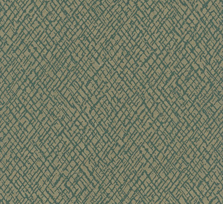 Zelenozlatá vliesová tapeta s vinylovým povrchem 33716, Papis Loveday, Marburg