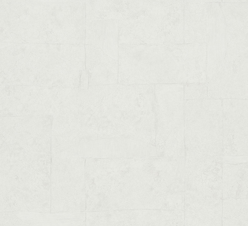Bílá geometrická vliesová tapeta s vinylovým povrchem 33723, Papis Loveday, Marburg