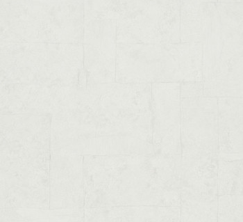 Bílá geometrická vliesová tapeta s vinylovým povrchem 33723, Papis Loveday, Marburg