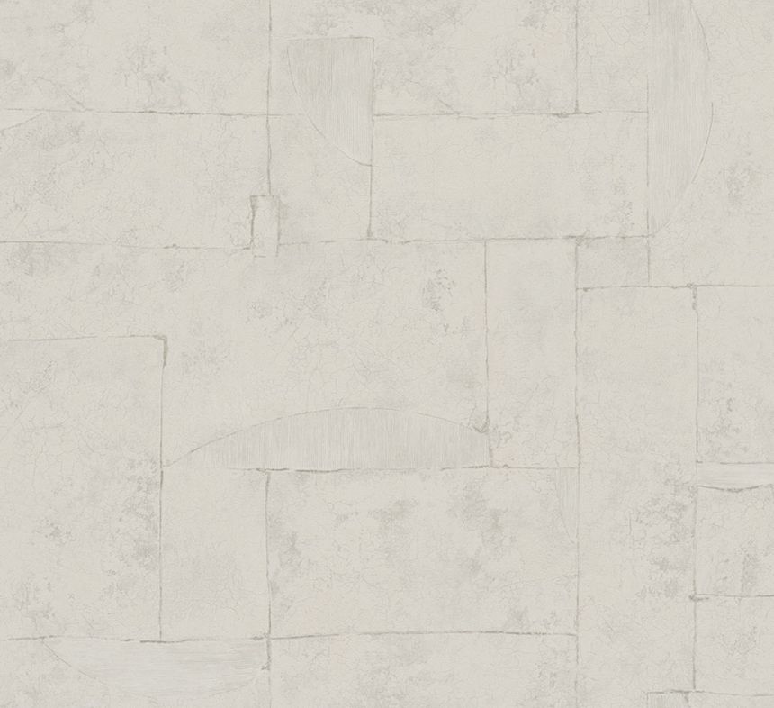 Béžová geometrická vliesová tapeta s vinylovým povrchem 33725, Papis Loveday, Marburg