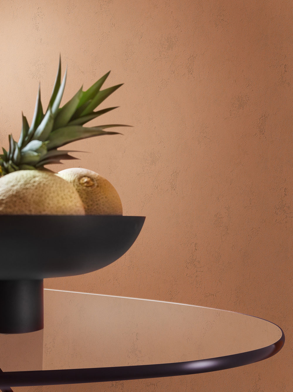 Oranžová vliesová tapeta s vinylovým povrchem, Štuk, 33759, Papis Loveday, Marburg