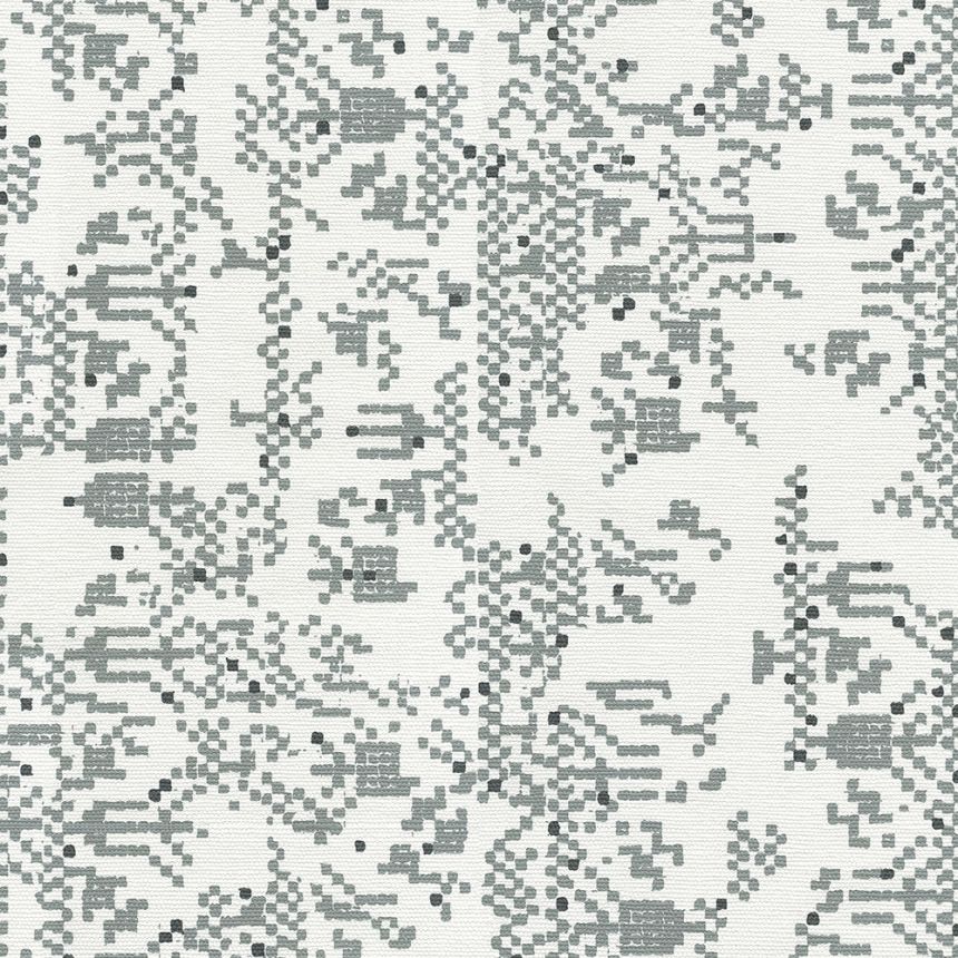 Bílo-šedá geometrická vliesová tapeta na zeď UC51001, Unconventional 2, Emiliana Parati