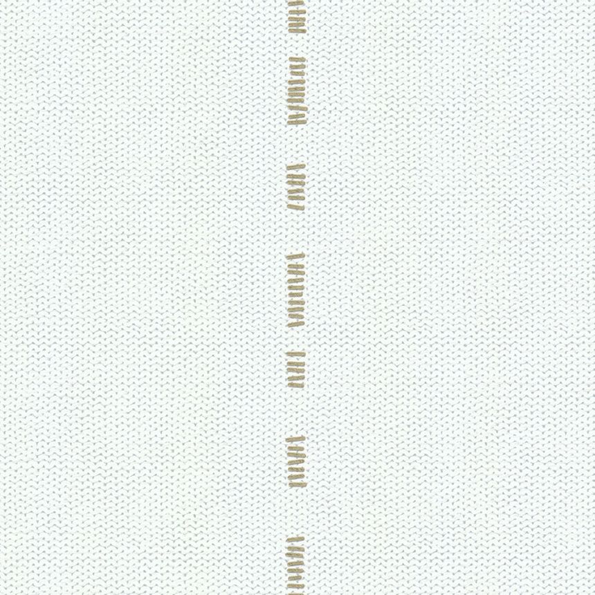 Bílo-šedá vliesová tapeta na zeď, zlaté pruhy UC51009, Unconventional 2, Emiliana Parati 