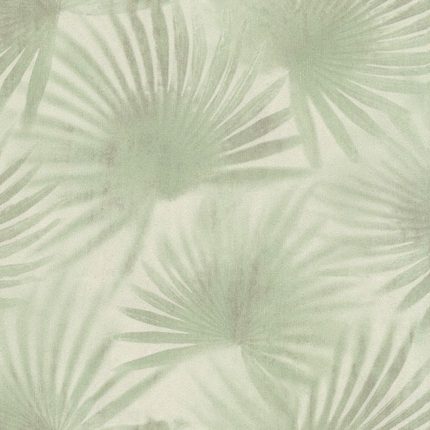 Luxusní zelená vliesová tapeta s palmovými listy 72910, Zen, Emiliana Parati