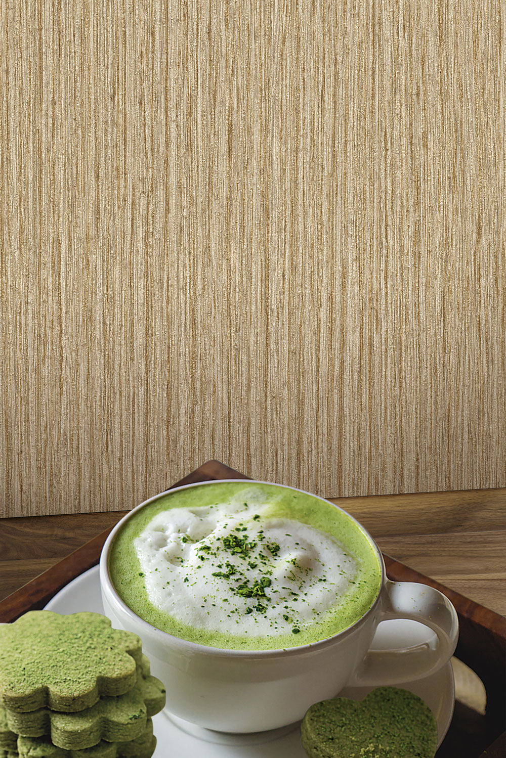 Luxusní hnědo-bronzová žíhaná vliesová tapeta na zeď 72931, Zen, Emiliana Parati