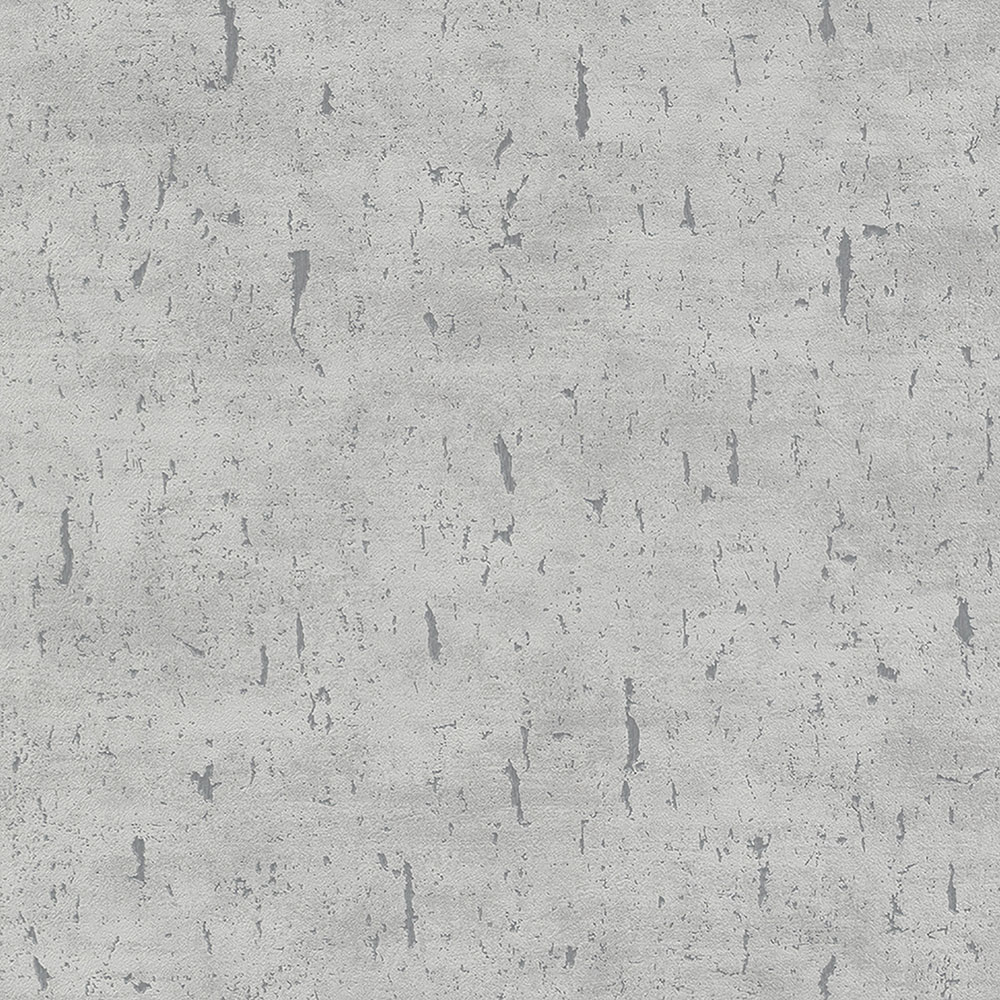 Luxusní šedo-stříbrná vliesová tapeta na zeď, imitace betonu 33255, Natural Opulence, Marburg 