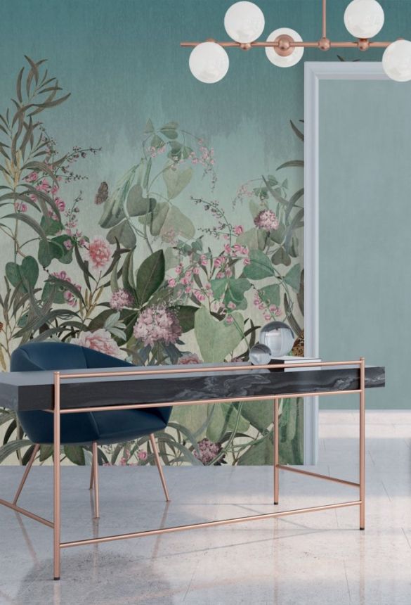 Luxusní vliesová obrazová tapeta s rostlinami OND22103, 200 x 300 cm, Cinder, Onirique, Decoprint