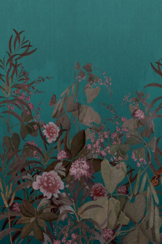 Luxusní vliesová obrazová tapeta s rostlinami OND22103, 200 x 300 cm, Cinder, Onirique, Decoprint