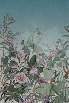 Luxusní vliesová obrazová tapeta s rostlinným vzorem OND22101, 200 x 300 cm, Cinder, Onirique, Decoprint