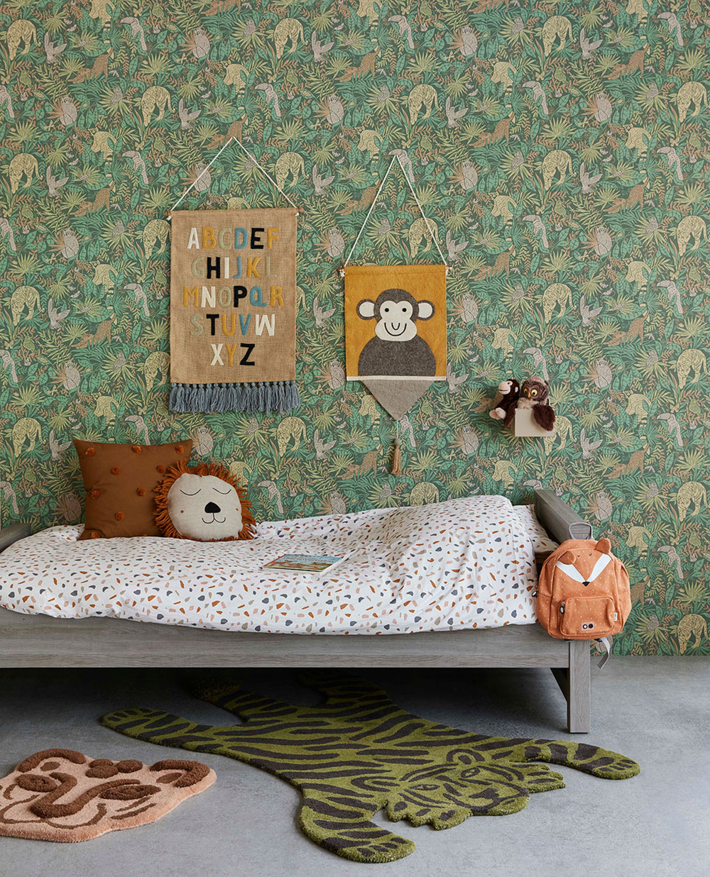 Zelená dětská vliesová  tapeta na zeď džungle, 323024, Explore, Eijffinger