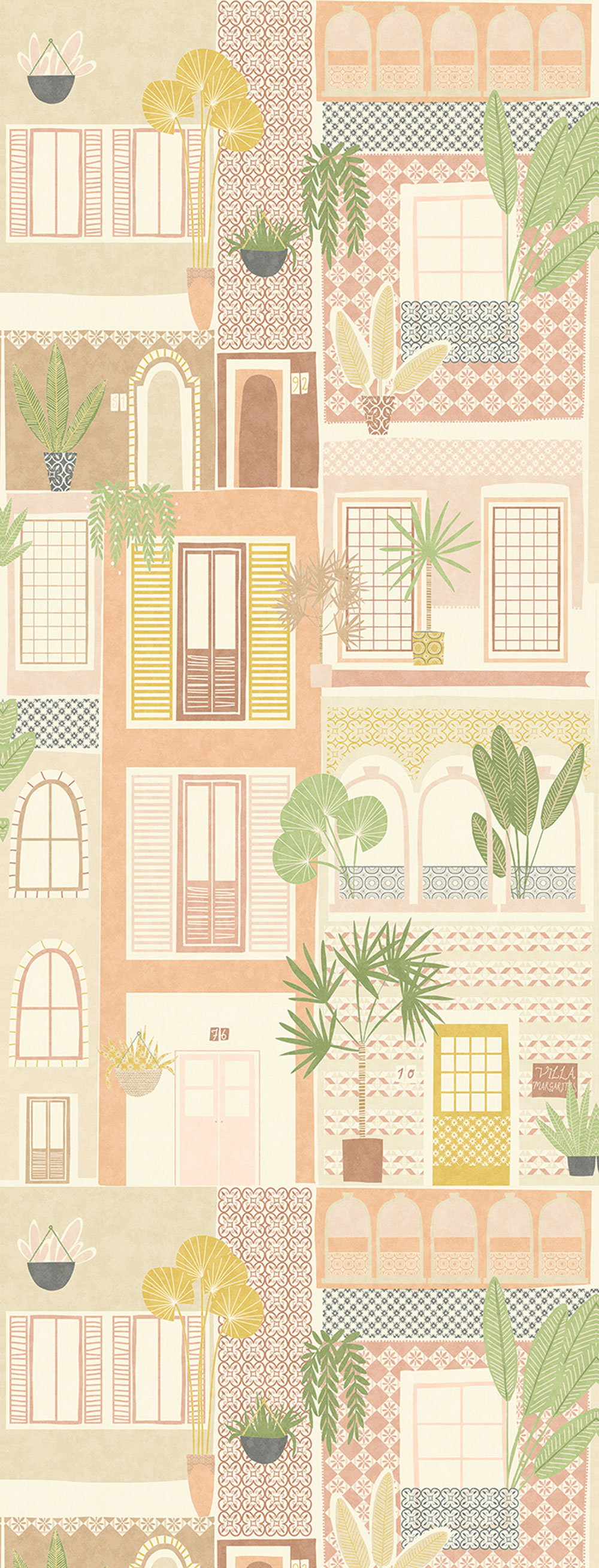 Béžový vliesový panel na zeď 323104, 1,06x2,8m, Explore, Eijffinger