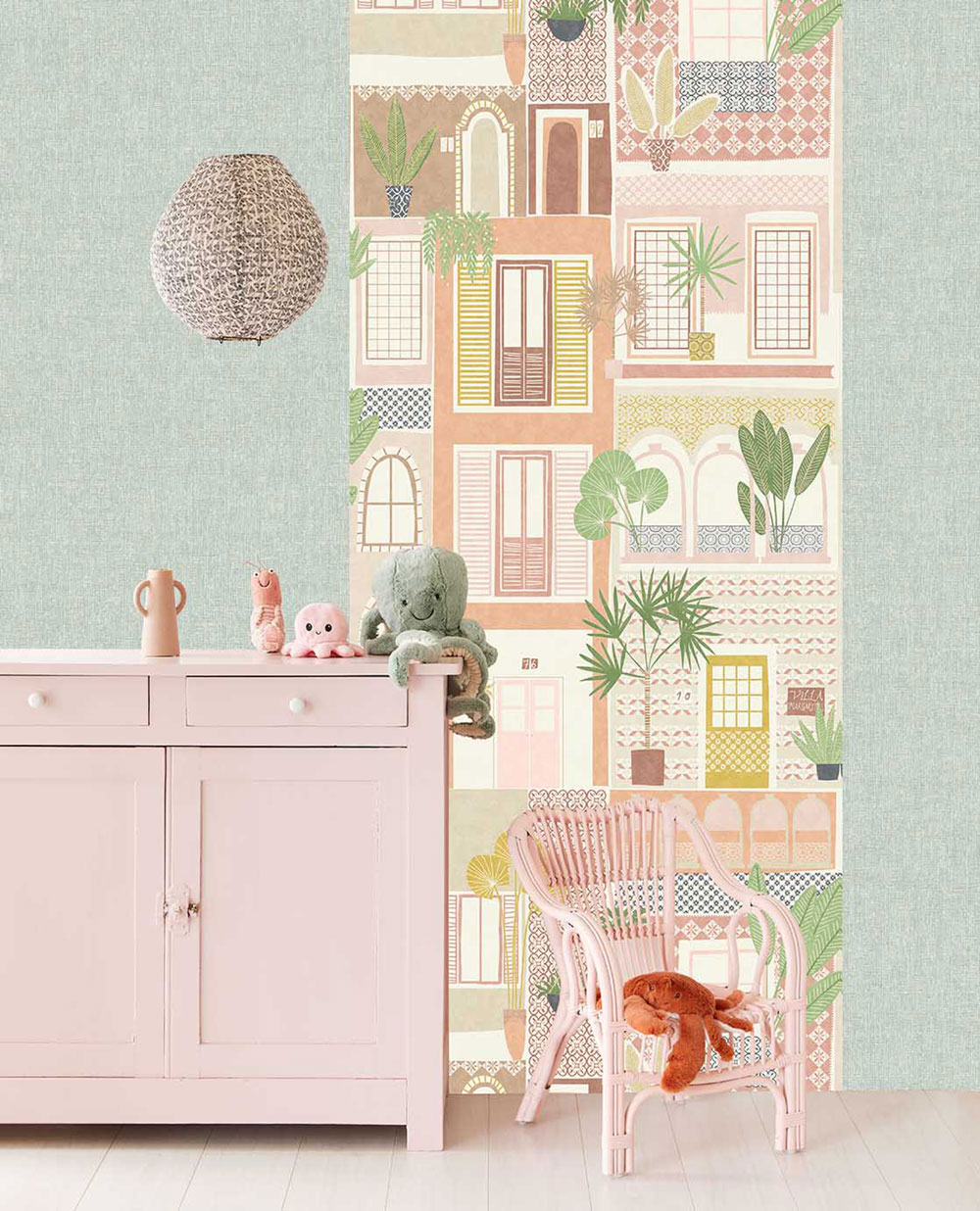 Béžový vliesový panel na zeď 323104, 1,06x2,8m, Explore, Eijffinger