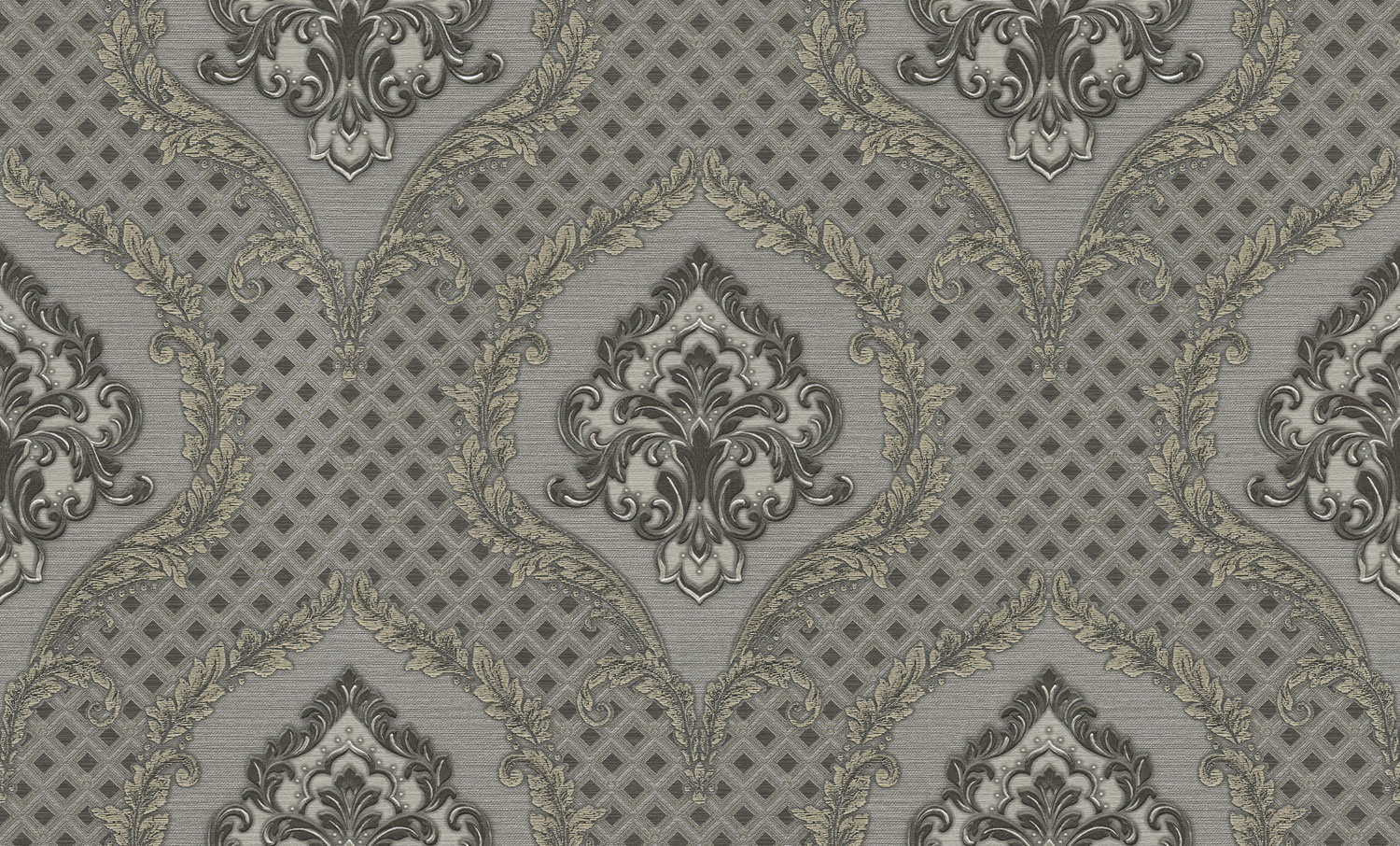 Luxusní hnědo-stříbrná zámecká vliesová tapeta na zeď, GF62032, Gianfranco Ferre´Home N.3, Emiliana Parati