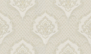 Luxusní bílo-zlatá zámecká vliesová tapeta na zeď, GF62044, Gianfranco Ferre´Home N.3, Emiliana Parati