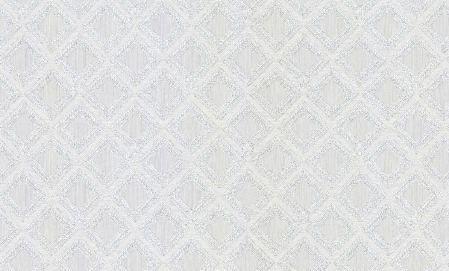 Luxusní bílo-stříbrná geometrická vliesová tapeta na zeď, GF62063, Gianfranco Ferre´Home N.3, Emiliana Parati