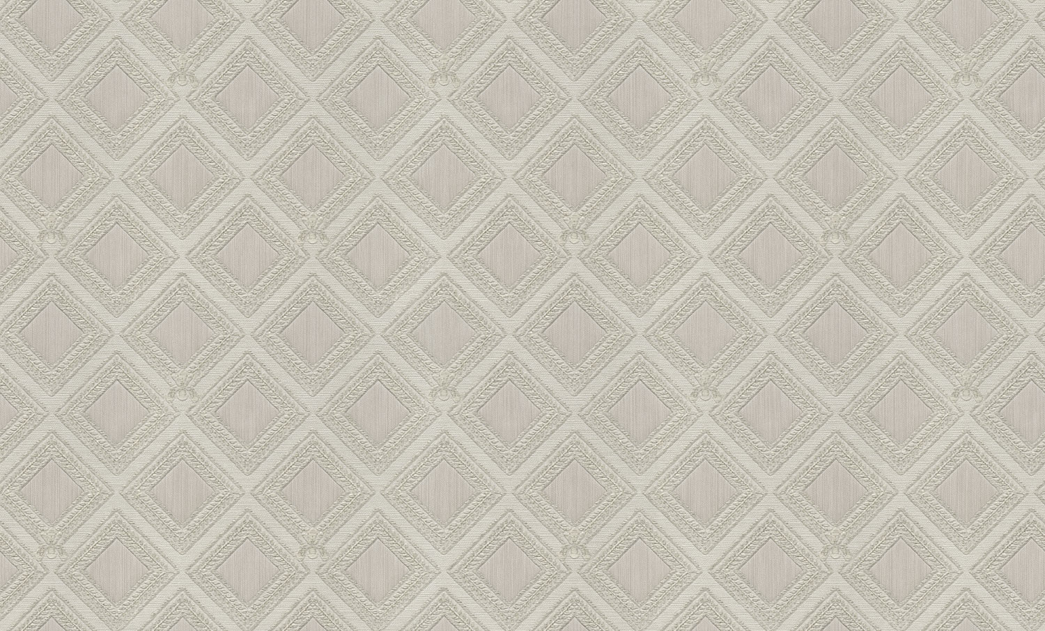 Luxusní stříbrno-krémová geometrická vliesová tapeta na zeď, GF62065, Gianfranco Ferre´Home N.3, Emiliana Parati