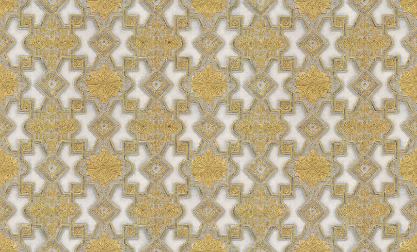 Luxusní zlato-bílá vliesová tapeta s ornamenty, 86001, Valentin Yudashkin 5, Emiliana Parati